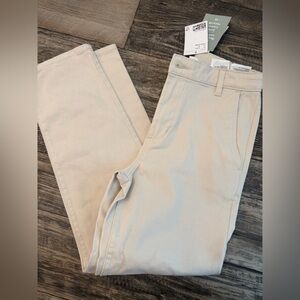 H&M Light khaki Recycled Cotton Pants